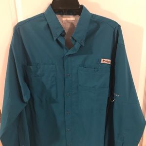 Mens Columbia fishing shirt